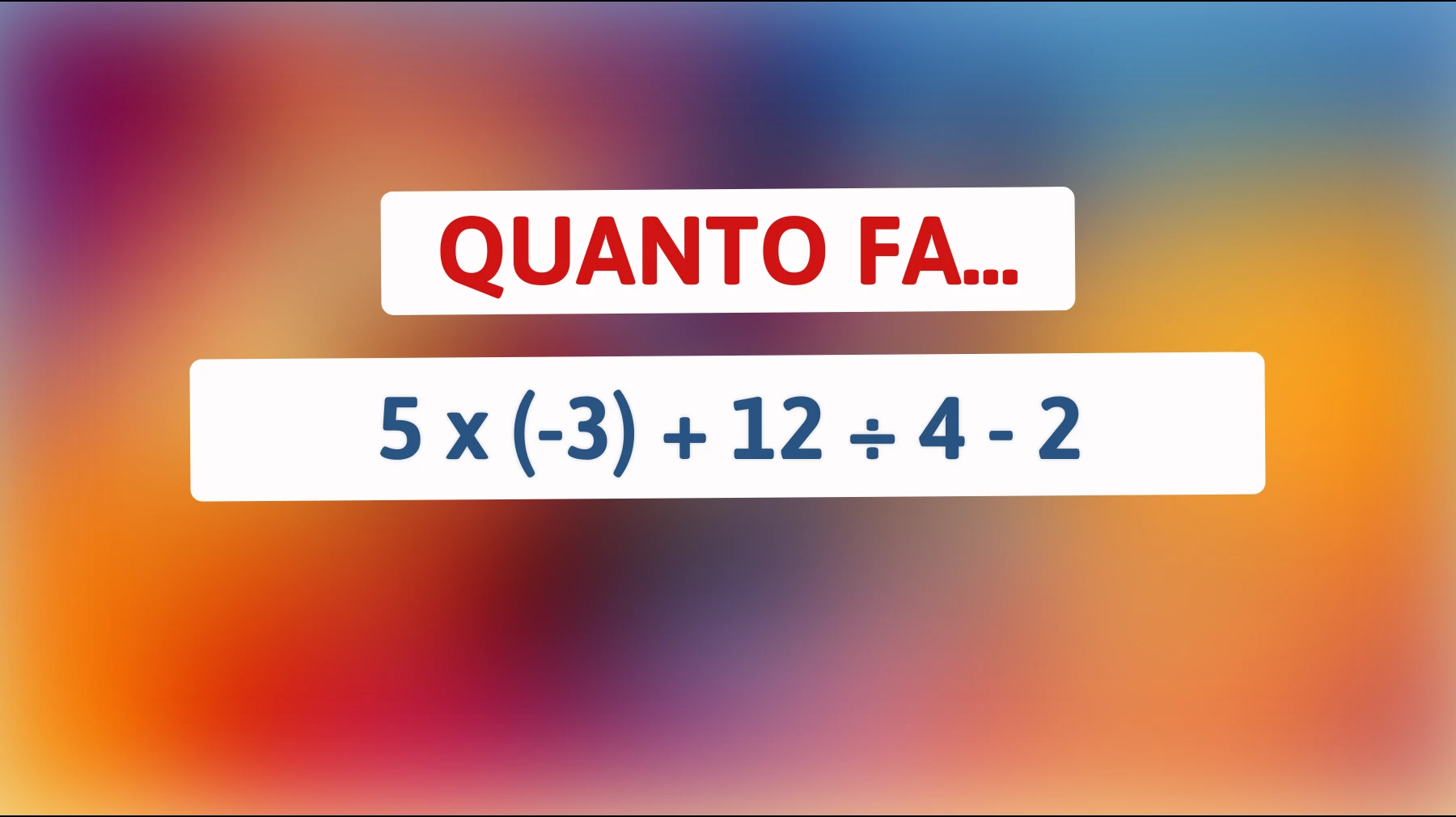 Scopri se puoi risolvere questo enigma matematico che pochi geni riescono a capire! Sei tra i pochi che possono risolverlo?"