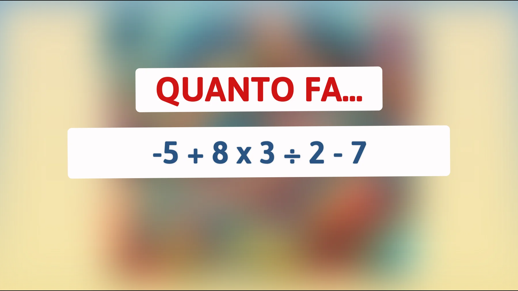 Matematica o magia? Scopri la risposta all'enigma matematico che solo i più intelligenti riescono a risolvere!"