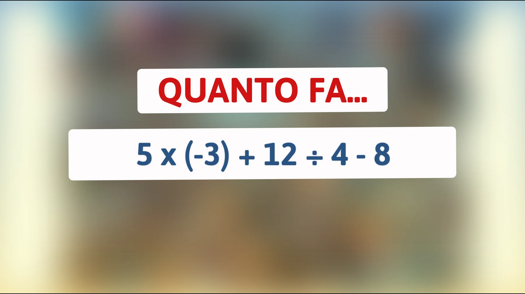 Solo il 1% delle persone capisce questo enigma matematico: scopri se sei un genio!"