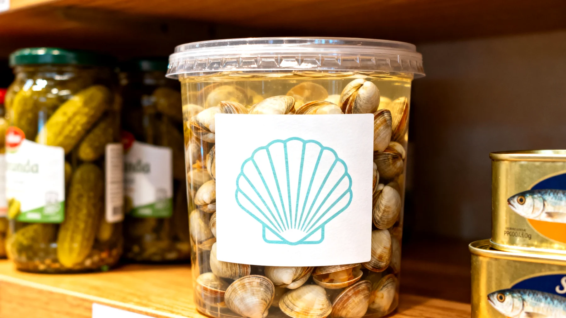 Vongole confezionate"