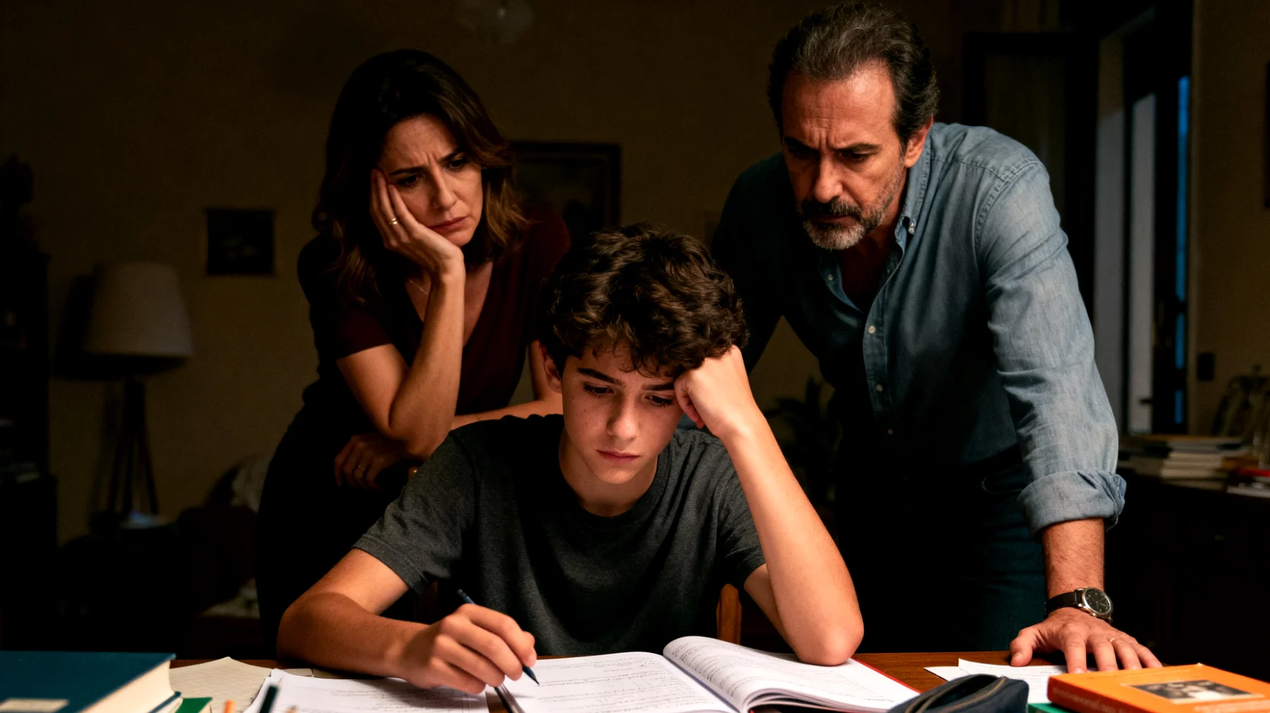 I genitori esercitano pressioni eccessive sugli adolescenti riguardo ai risultati scolastici, alle performance sportive e alle aspettative di successo, creando tensione, ansia da prestazione e deterioramento del rapporto familiare"