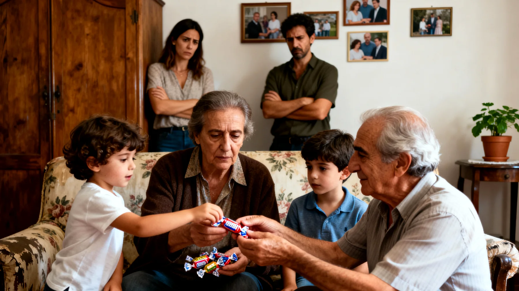 I nonni faticano a far rispettare le regole e i limiti ai nipoti bambini, creando conflitti con i genitori e confusione educativa nei piccoli"