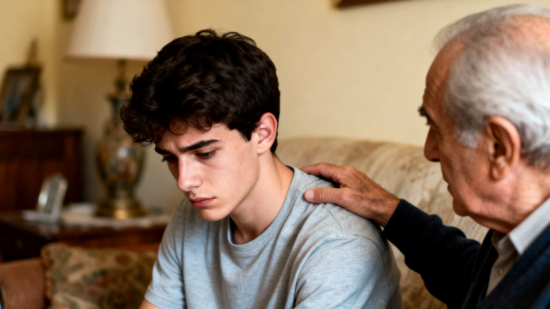 Il nonno si preoccupa perché nota che il nipote giovane adulto mostra scarsa fiducia in sé stesso, evita sfide professionali o relazionali, si svaluta costantemente e fatica a riconoscere i propri talenti e successi, rischiando di compromettere le sue opportunità future."