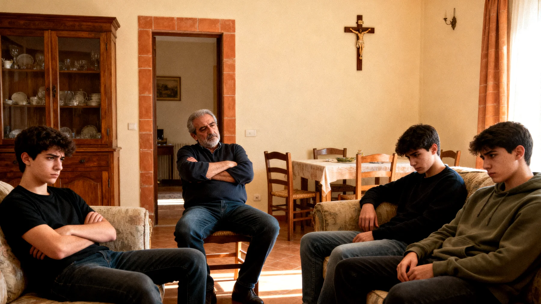 Il papà fatica a trovare un punto di incontro con i figli giovani adulti a causa di visioni del mondo molto diverse: valori sul lavoro, scelte di vita, priorità economiche e aspettative reciproche creano incomprensioni e distanza emotiva"