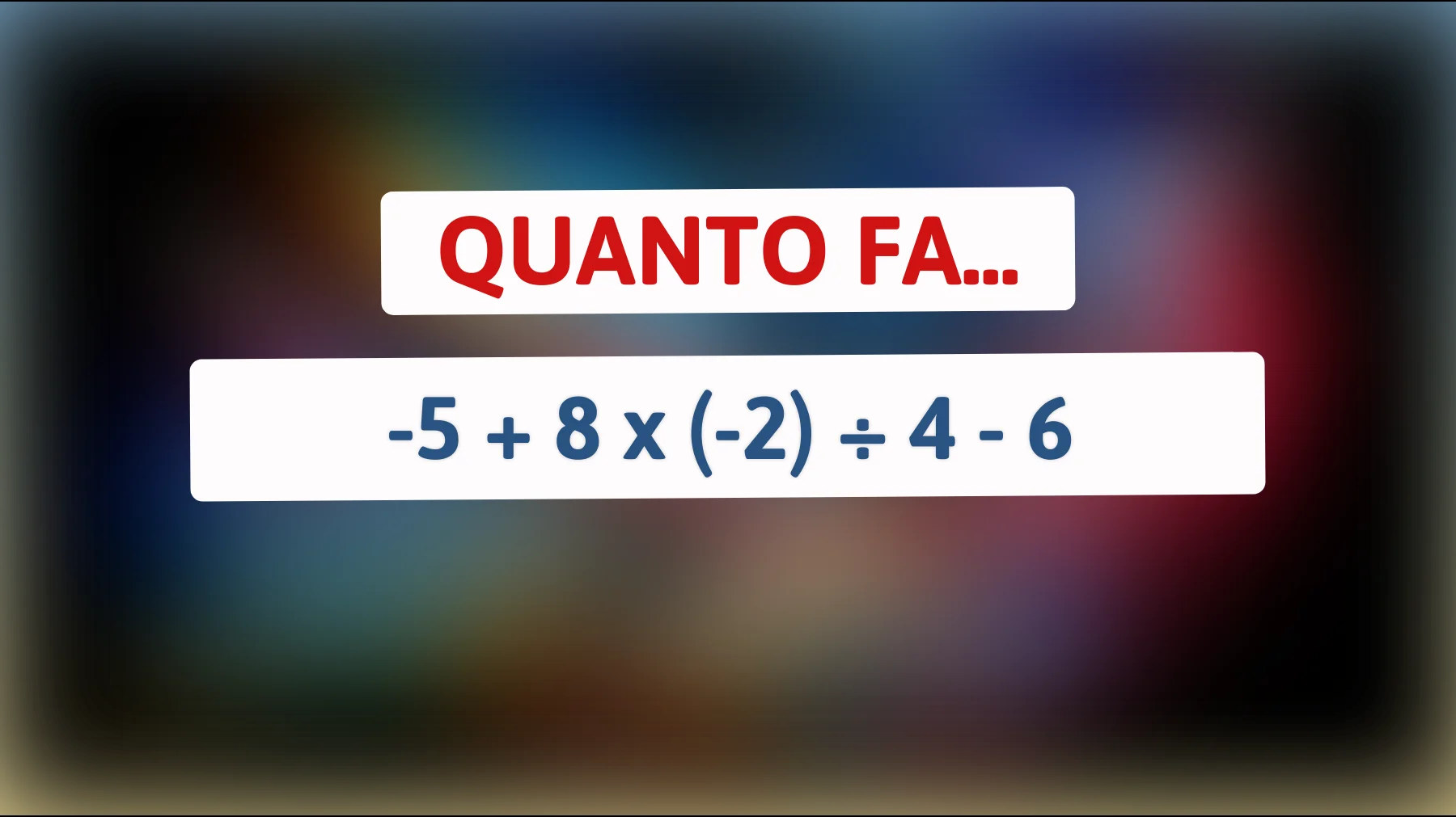 Sei veramente un genio? Risolvi questo rompicapo matematico che mette alla prova le tue capacità logiche!"