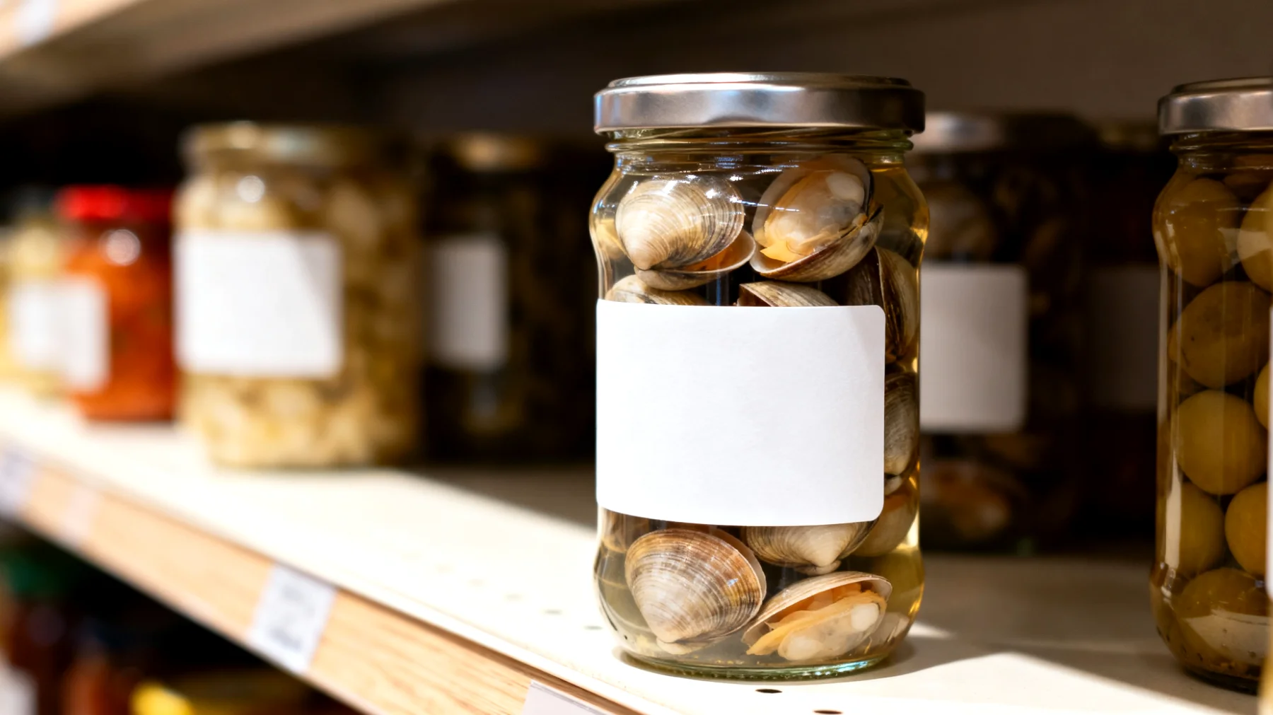 Vongole confezionate"