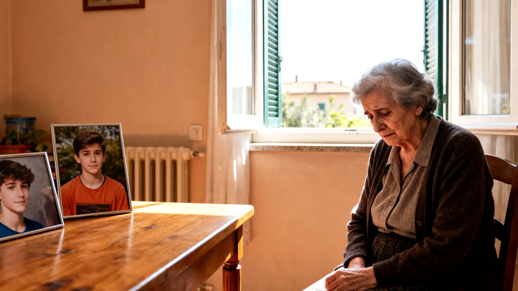 Nonna preoccupata per il futuro dei nipoti adolescenti: teme che non trovino la loro strada, che facciano scelte sbagliate o che non siano preparati ad affrontare le difficoltà della vita adulta"