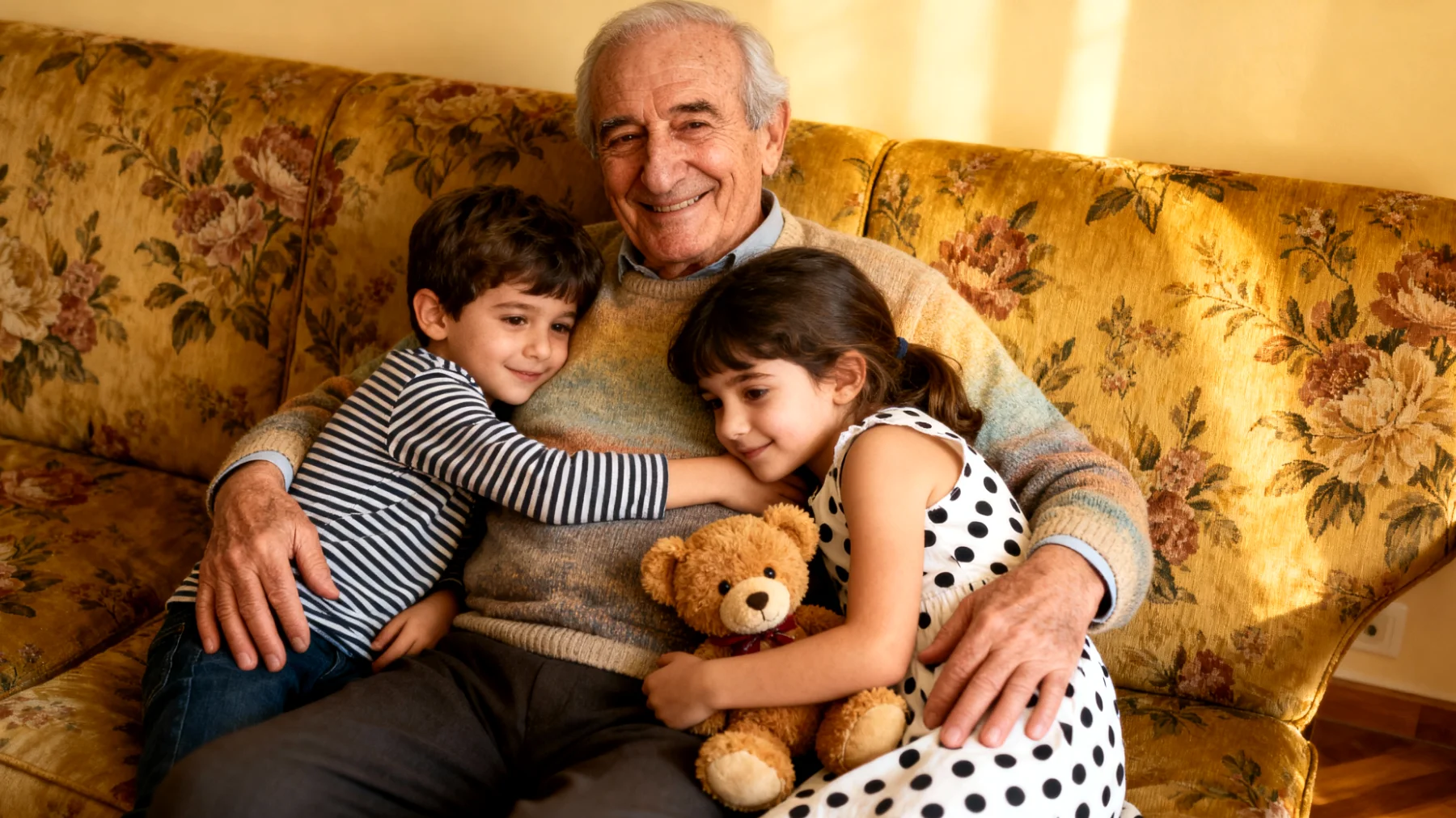 Il nonno nota che i suoi nipoti bambini mostrano scarsa fiducia in se stessi, si svalutano facilmente e hanno paura di sbagliare nelle attività quotidiane e nel gioco"