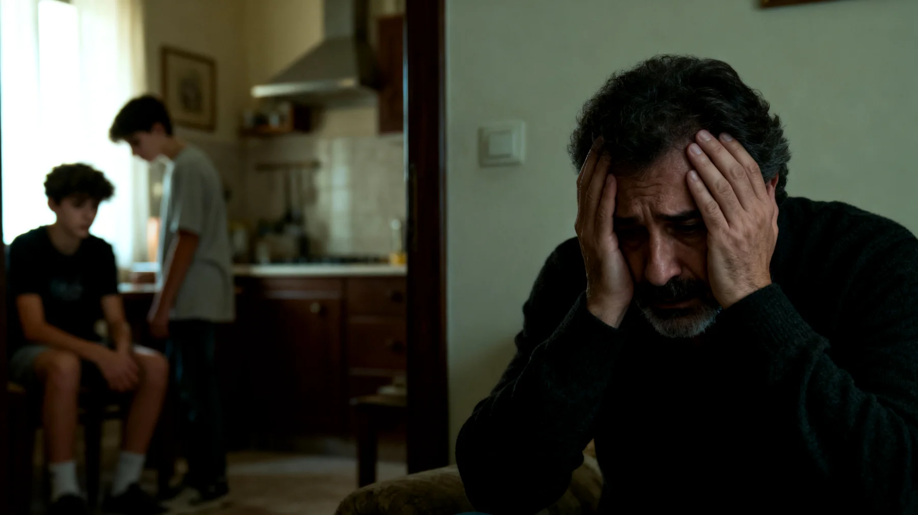 Un papà si trova in forte ansia per il futuro dei suoi figli adolescenti, preoccupato per le loro scelte scolastiche, le amicizie frequentate e la mancanza di obiettivi chiari. Teme che non siano abbastanza preparati ad affrontare le sfide del mondo reale e fatica a trovare un equilibrio tra sostenerli e lasciarli liberi di sbagliare e crescere."